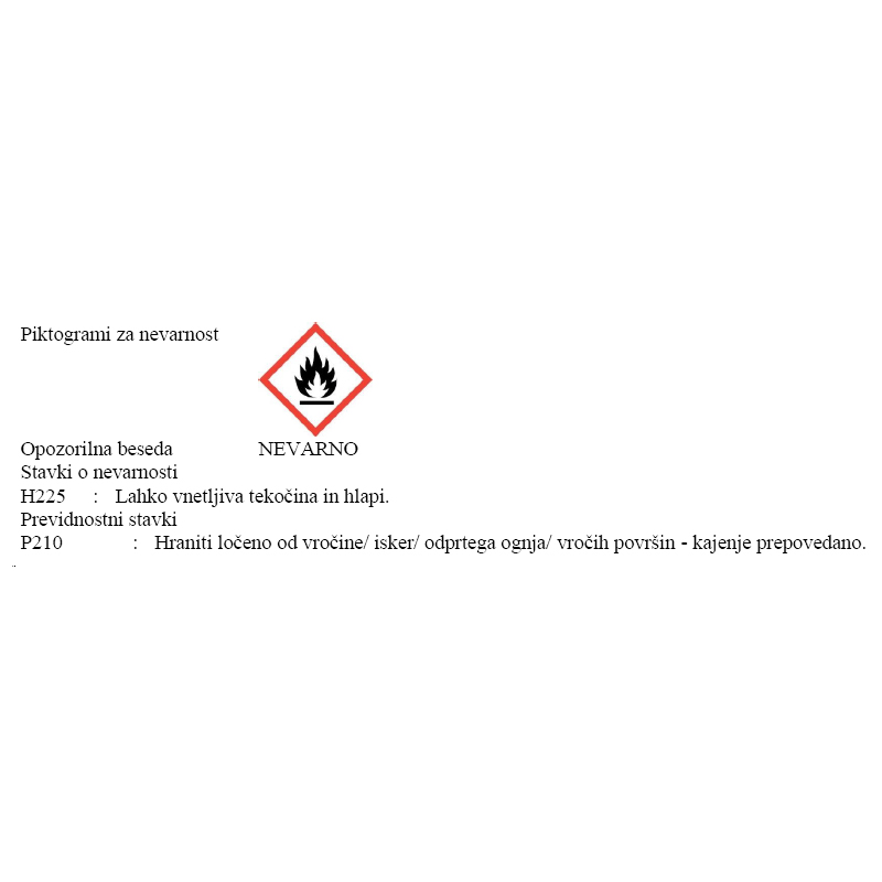 tehnični alkohol 1l etanol denaturirani 96%