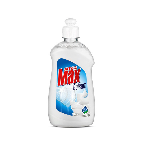 tekoči detergent za posodo megamax balsam 0,5l