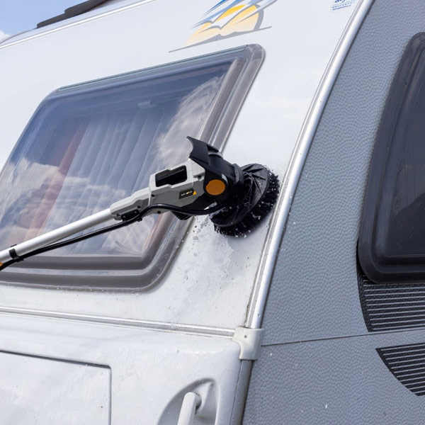 teleskopska akumulatorska krtača za pranje 18v + baterija + polnilnik, batavia