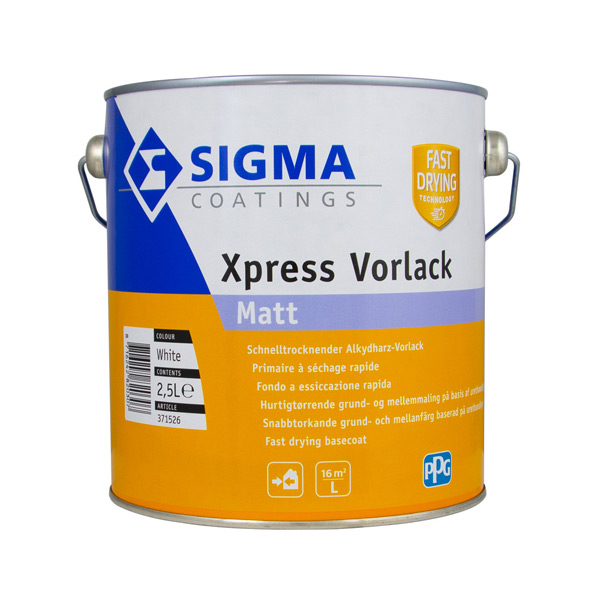 temeljni premaz za les in kovino sigma xpress primer 2,5l bel