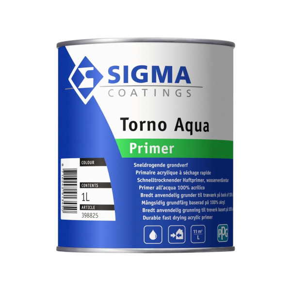 temeljni premaz za les sigma torno aqua primer 1l bel