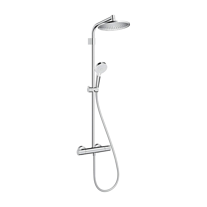 termostatski tuš set nadglavni crometta s 240 varia, 26781000, hansgrohe