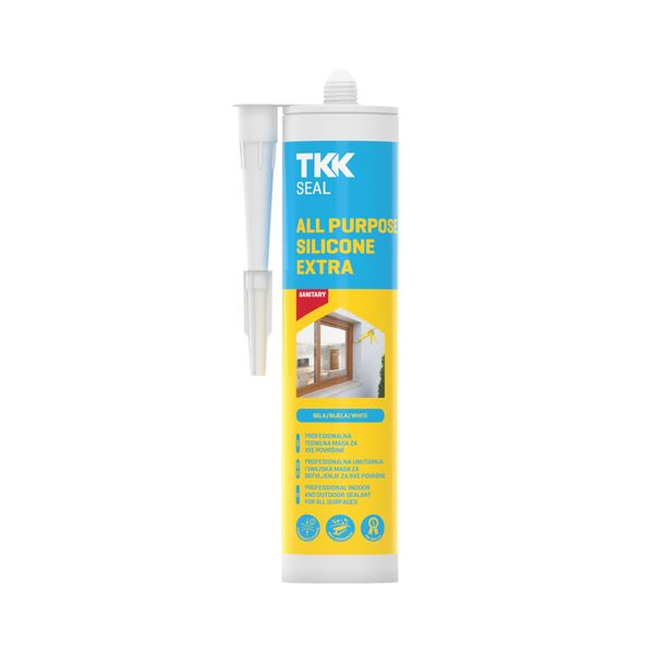 tesnilna masa tkk seal all purpose silicone extra 300ml rjava