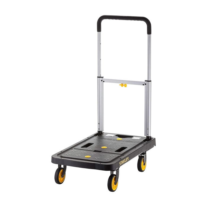 transportni voziček platformni 120kg teleskopski ročaj, stanley