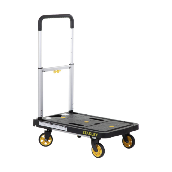 transportni voziček platformni 120kg teleskopski ročaj, stanley