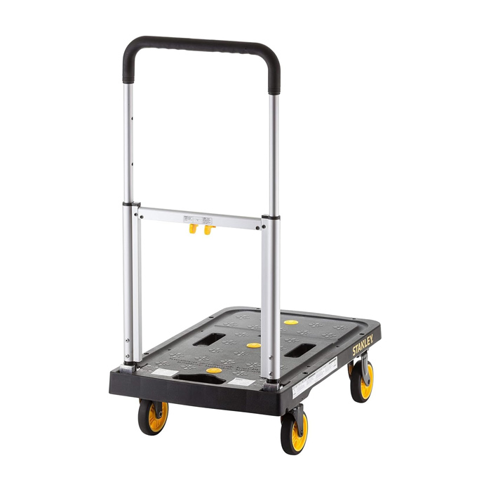 transportni voziček platformni 120kg teleskopski ročaj, stanley