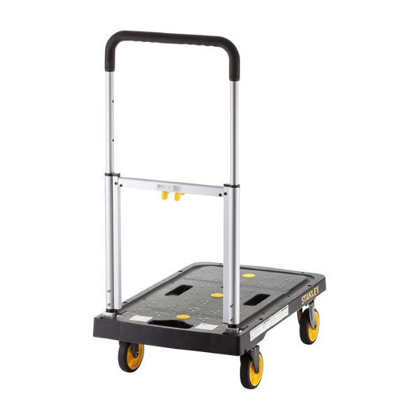 transportni voziček platformni 120kg teleskopski ročaj, stanley