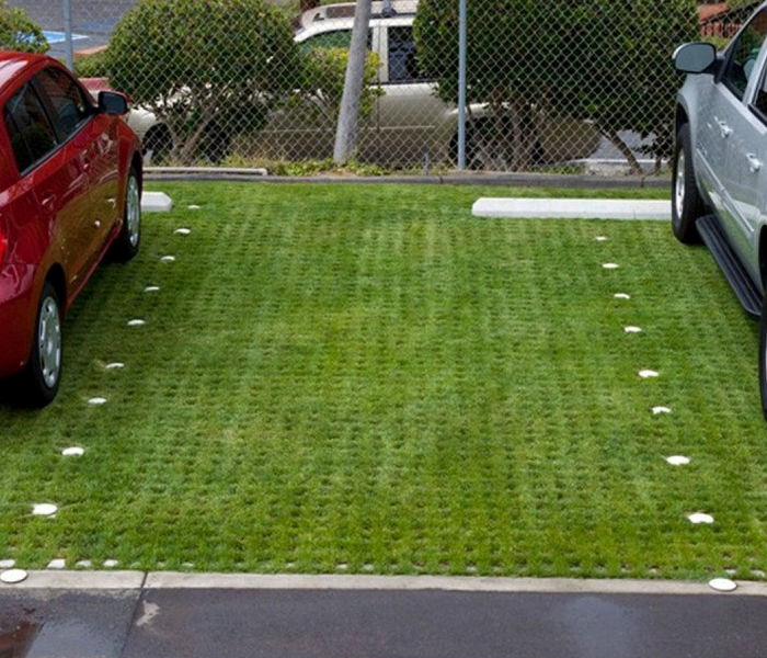 travna rešetka 49x49x4cm zelena