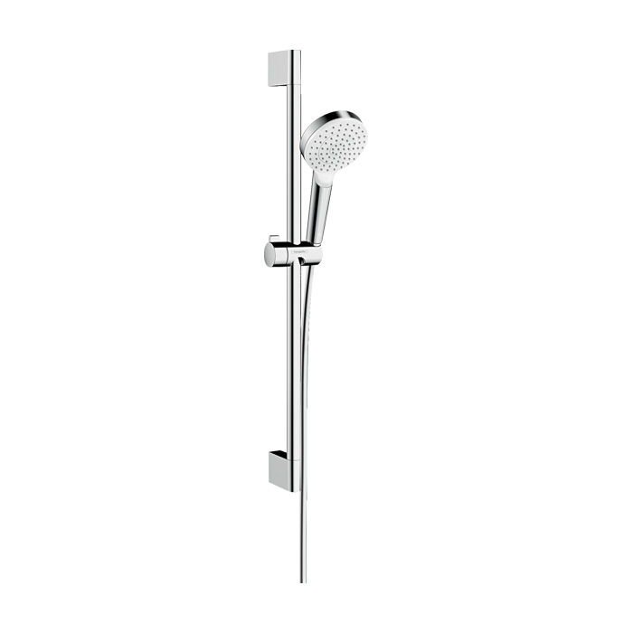 tuš ročka + stenska konzola, crometta 100 1jet, hansgrohe