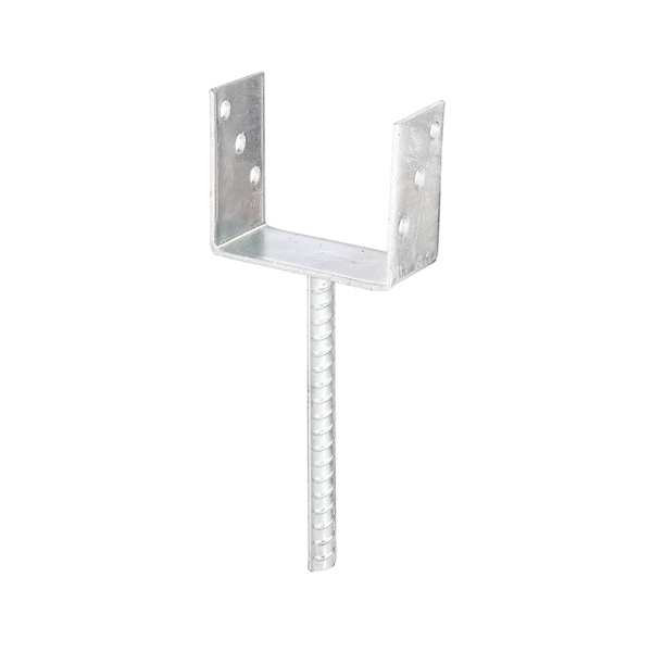 u nosilec stebra s sidrom 121x104x60mm pocinkan u nosilec stebra s sidrom 121x104x60mm pocinkan