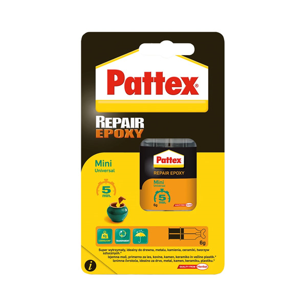 univerzalno lepilo pattex repair epoxy 6ml, henkel