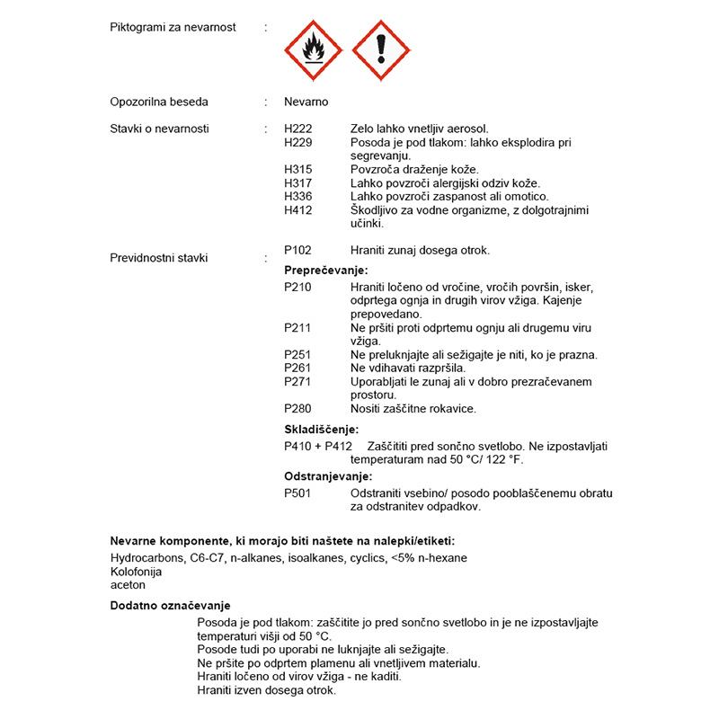 univerzalno lepilo v spreju neostik spray profi 400ml
