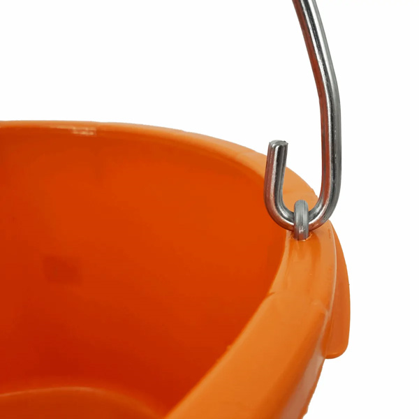vedro gradbeno 40l z ročajem, oranžno