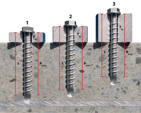 vijak za beton c3-h 10x100mm šestroba glava 25kos