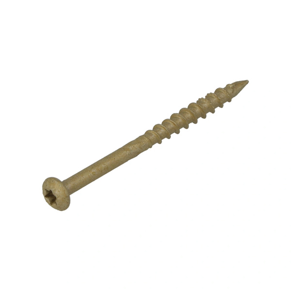 vijak za les. obloge dynaplus 4x50/28mm, ar-bronze c4 premaz, torx vijak za les. obloge dynaplus 4x50/28mm, ar-bronze c4 premaz, torx