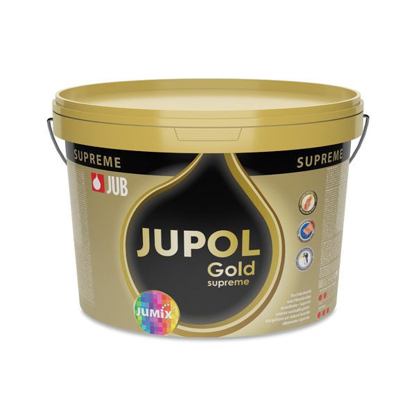 visokopokrivna pralna notranja barva jupol gold supreme 10l bela