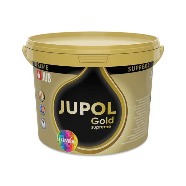 visokopokrivna pralna notranja barva jupol gold supreme 5l bela