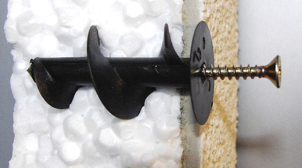 vložek navojni za stiropor nvs 50-25-4 fi 25mm x 50mm bel