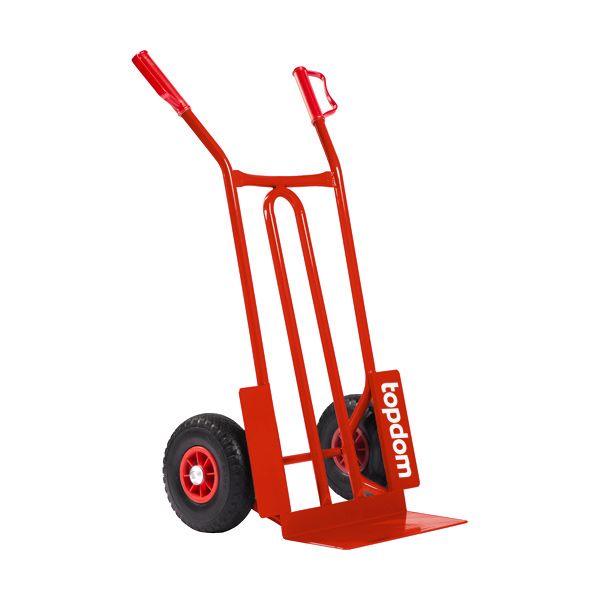 voziček za vreče - rudl topdom, nosilnost 250kg, rdeč