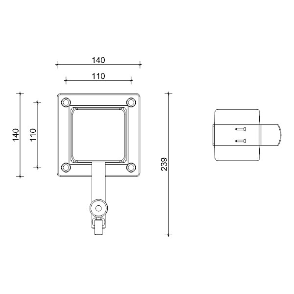 vrtni steber za vodo s pipo, aluminijast 870mm remix antracit