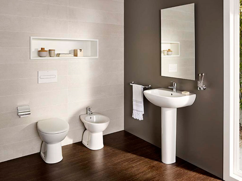 wc školjka talna adele, talni odtok, bela