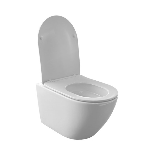 wc školjka viseča copen, brez roba, tornado izpiranje + deska softclose, takeoff