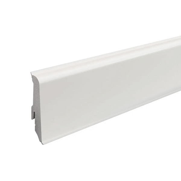 zaključna talna letev s silikonskim robom 5,9x240cm pvc, bela