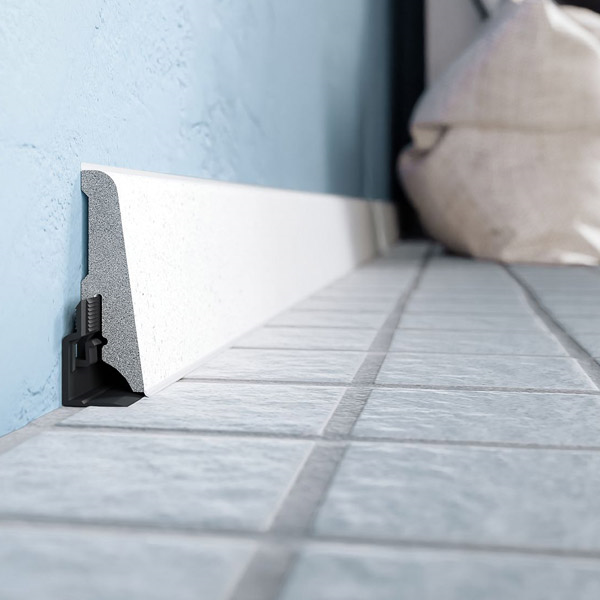 zaključna talna letev s silikonskim robom 5,9x240cm pvc, bela