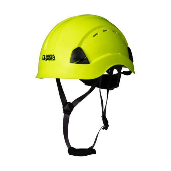 zaščitna gradbena čelada, fluorescentno rumena, coverguard altai wind