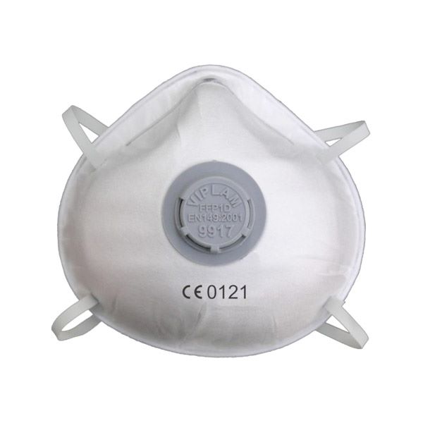 zaščitna obrazna maska respirator ffp1 nr-d z ventilom