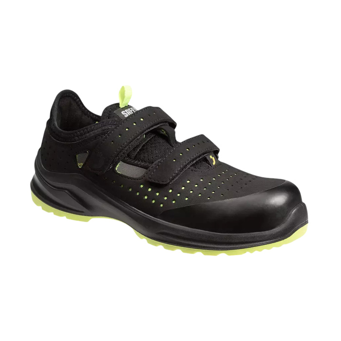 zaščitni sandal modulo, s1ps sr sc esd fo, št.42 črni, safety jogger
